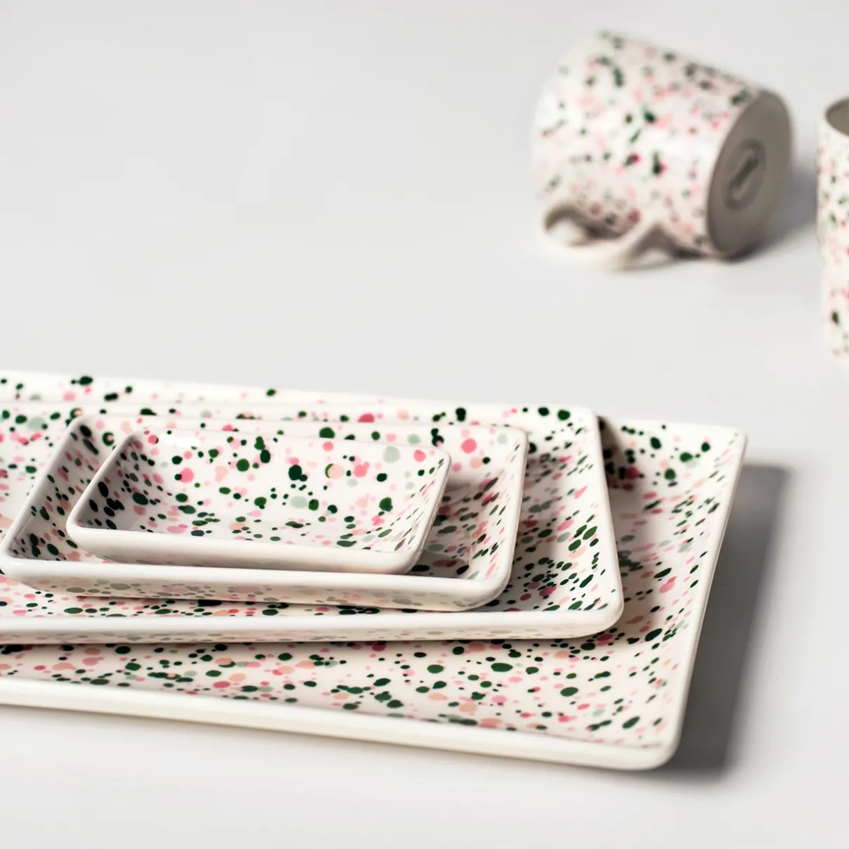 IITTALA Lautaset-A6 lautanen 10x15cm Helle pinkki-vihreä Helle pinkki-vihreä