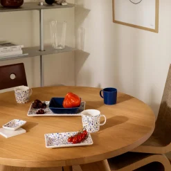 IITTALA Lautaset-A7 lautanen 7x10cm Helle Sini-ruskea