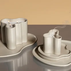IITTALA Alvar Aalto -Kokoelma|Sisustuskulhot Ja -Tarjottimet-Alusta 15cm hiekka