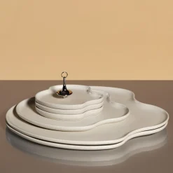 IITTALA Alvar Aalto -Kokoelma|Sisustuskulhot Ja -Tarjottimet-Alusta 35cm hiekka