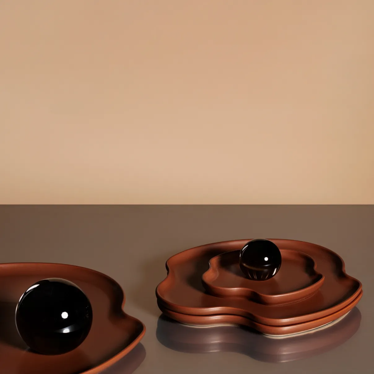 IITTALA Alvar Aalto -Kokoelma|Sisustuskulhot Ja -Tarjottimet-Alusta 25cm tuli