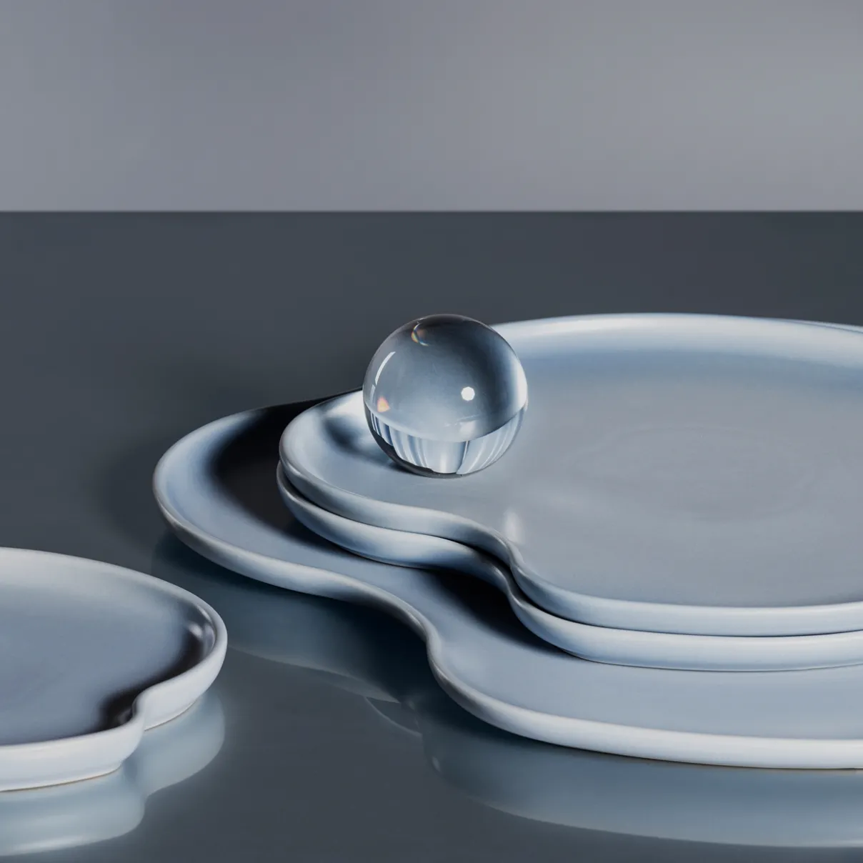 IITTALA Alvar Aalto -Kokoelma|Sisustuskulhot Ja -Tarjottimet-Alusta 25cm vesi