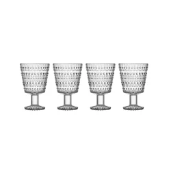IITTALA Aktiivinen Juomalasit-Jalkalasi 26cl 4kpl Kirkas