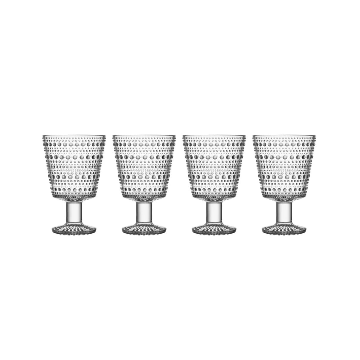 IITTALA Aktiivinen Juomalasit-Jalkalasi 26cl 4kpl Kirkas