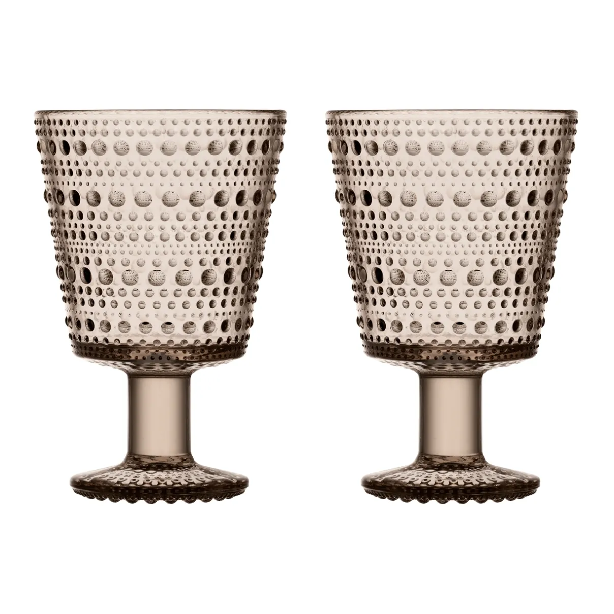 IITTALA Aktiivinen Juomalasit|Viinilasit-Jalkalasi 26cl 2kpl Pellava