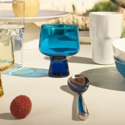 IITTALA Aktiivinen Juomalasit-Jalkalasi 29cl sähkön 2 kpl Sininen