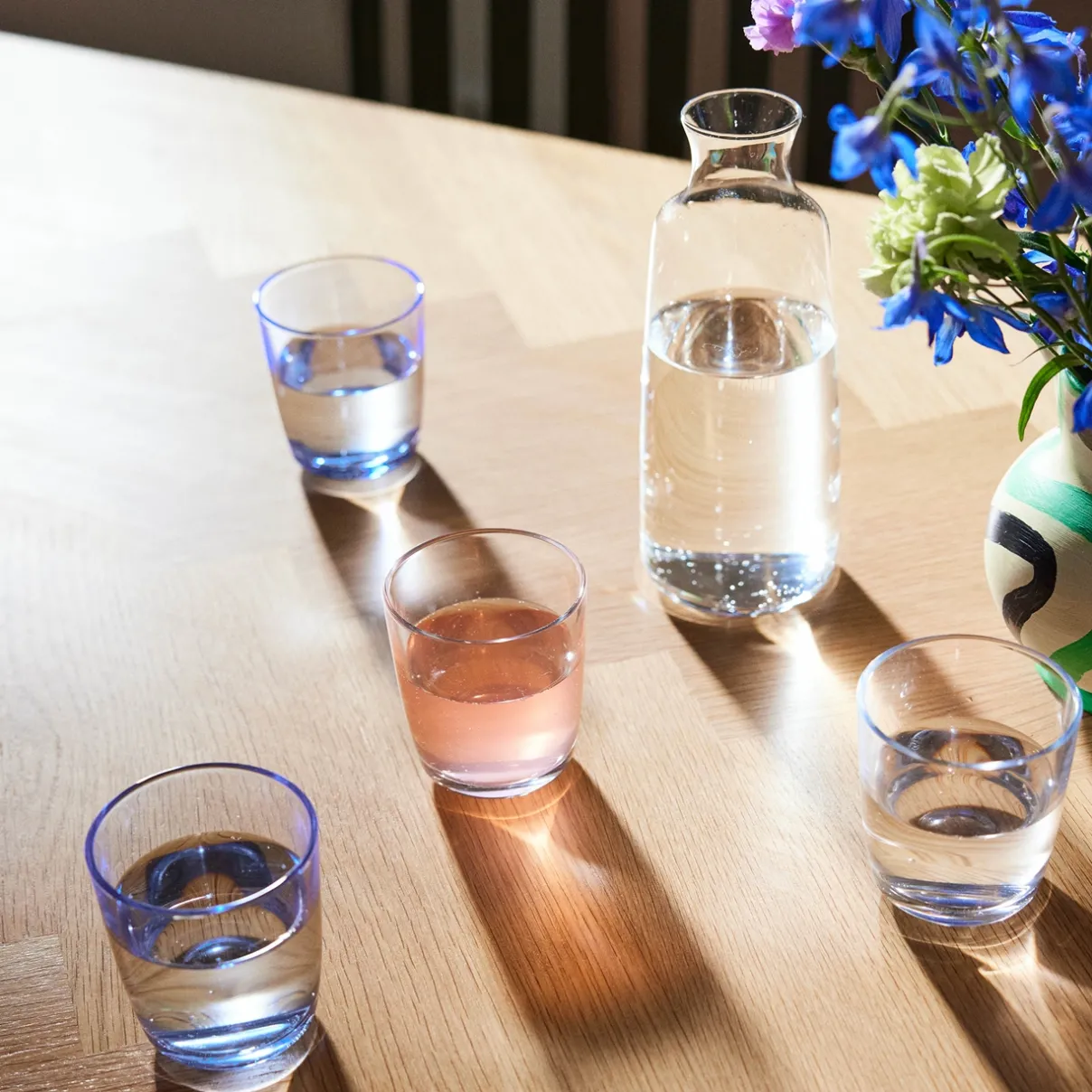 IITTALA Aktiivinen Juomalasit-Juomalasi 28cl veden sininen 2kpl