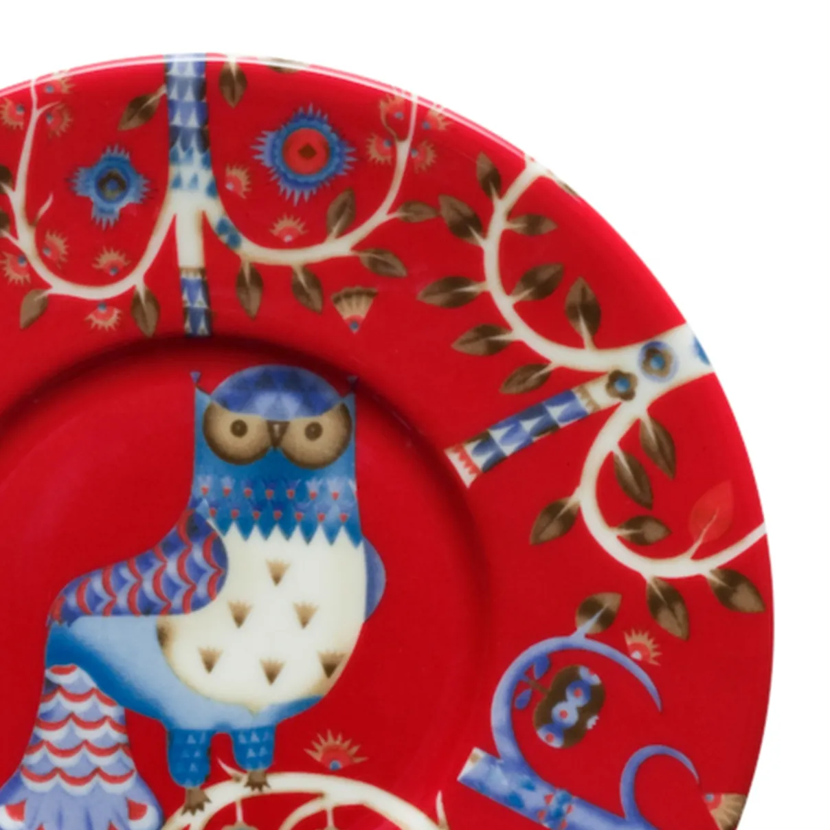 IITTALA Mukit Ja Kupit-Kahvikuppi 0,2L & vati 15cm punainen