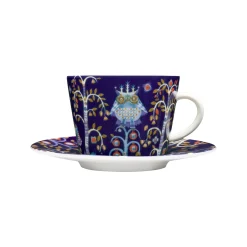 IITTALA Mukit Ja Kupit-Kahvikuppi 0,2L & vati 15cm Sininen
