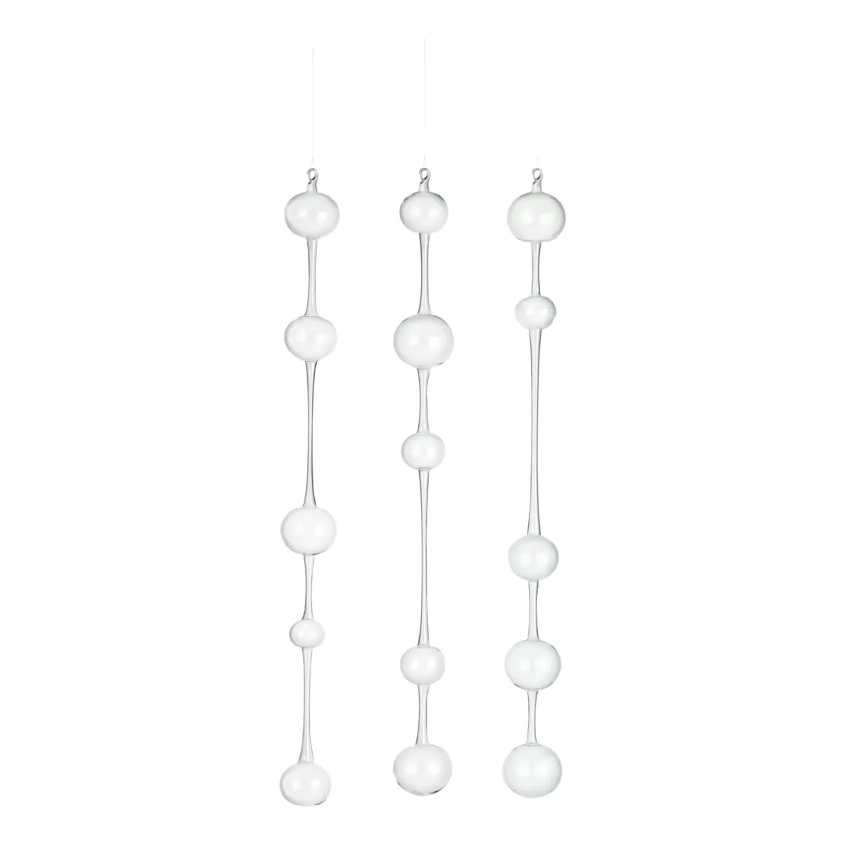 IITTALA Taide-Esineet|Lasikoristeet-Koriste 630mm set 3 kpl