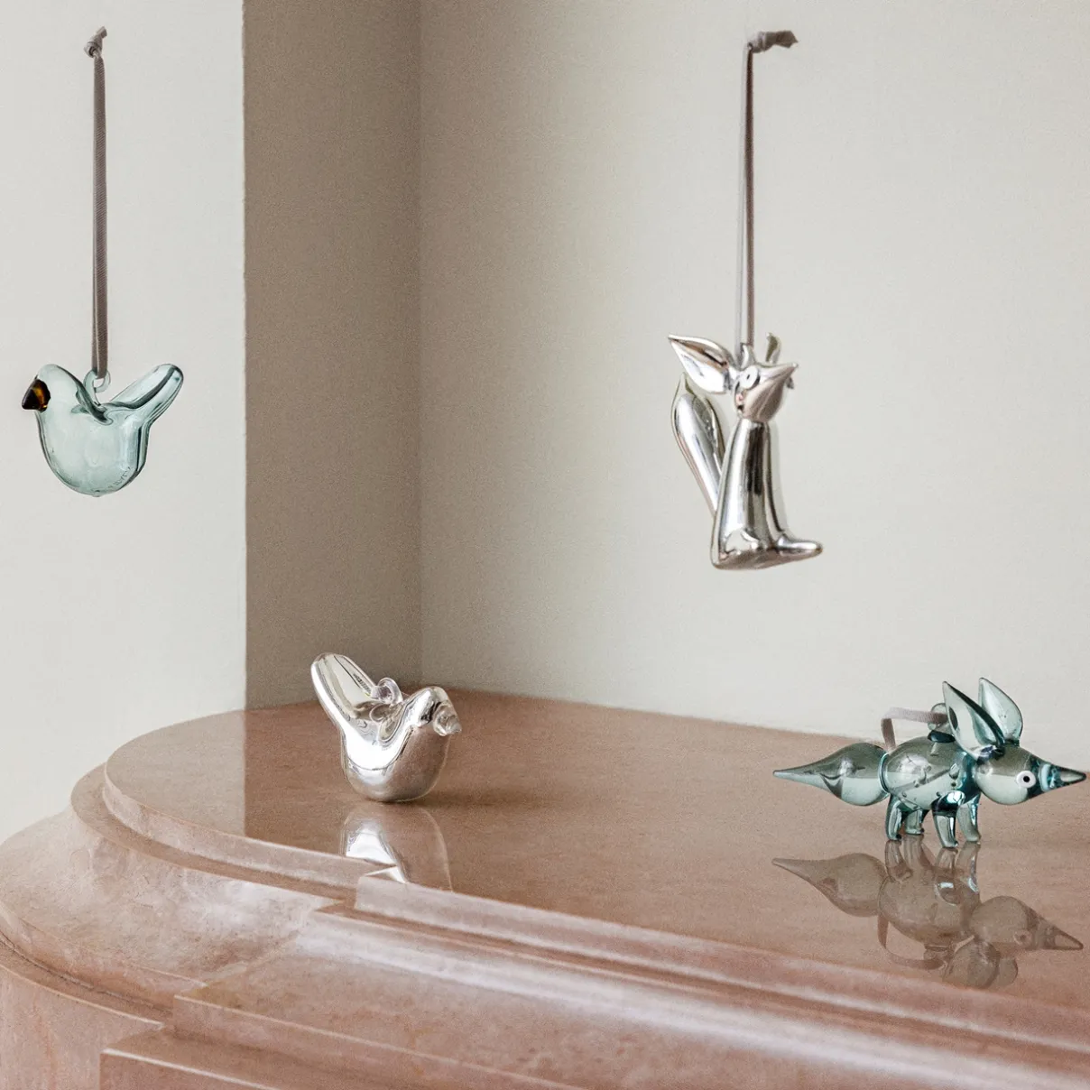 IITTALA Lasikoristeet-Koriste seisova 115 mm sininen