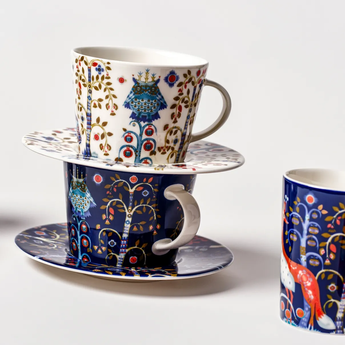 IITTALA Mukit Ja Kupit-Kuppi 0,3L valkoinen Monivärinen