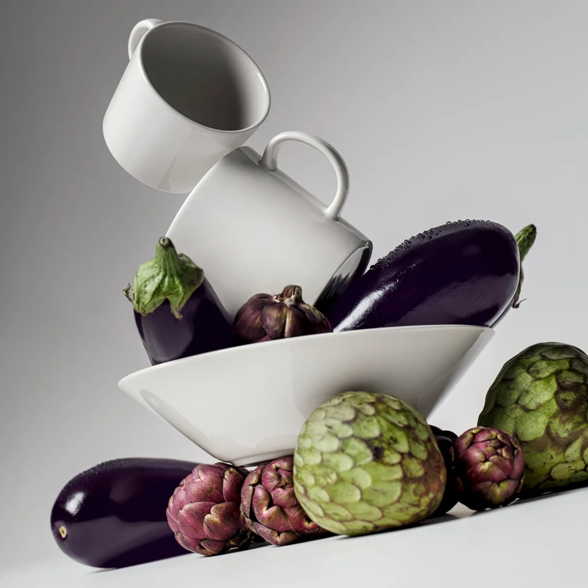 IITTALA Mukit Ja Kupit-Kuppi 0,22l valkoinen