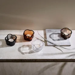 IITTALA Alvar Aalto -Kokoelma|Kynttilälyhdyt-Kynttilälyhty 60mm Harmaa
