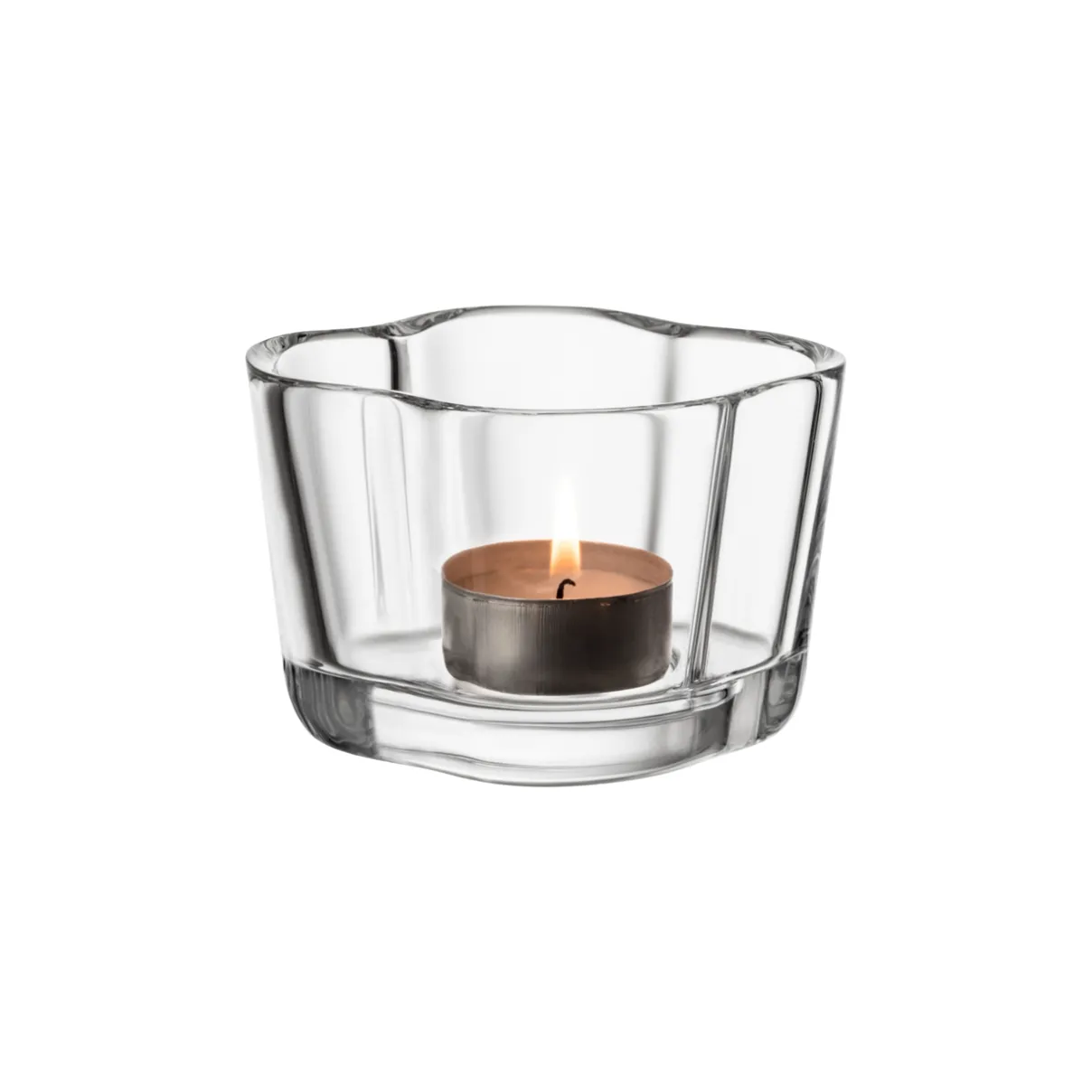 IITTALA Alvar Aalto -Kokoelma|Kynttilälyhdyt-Kynttilälyhty 60mm Kirkas