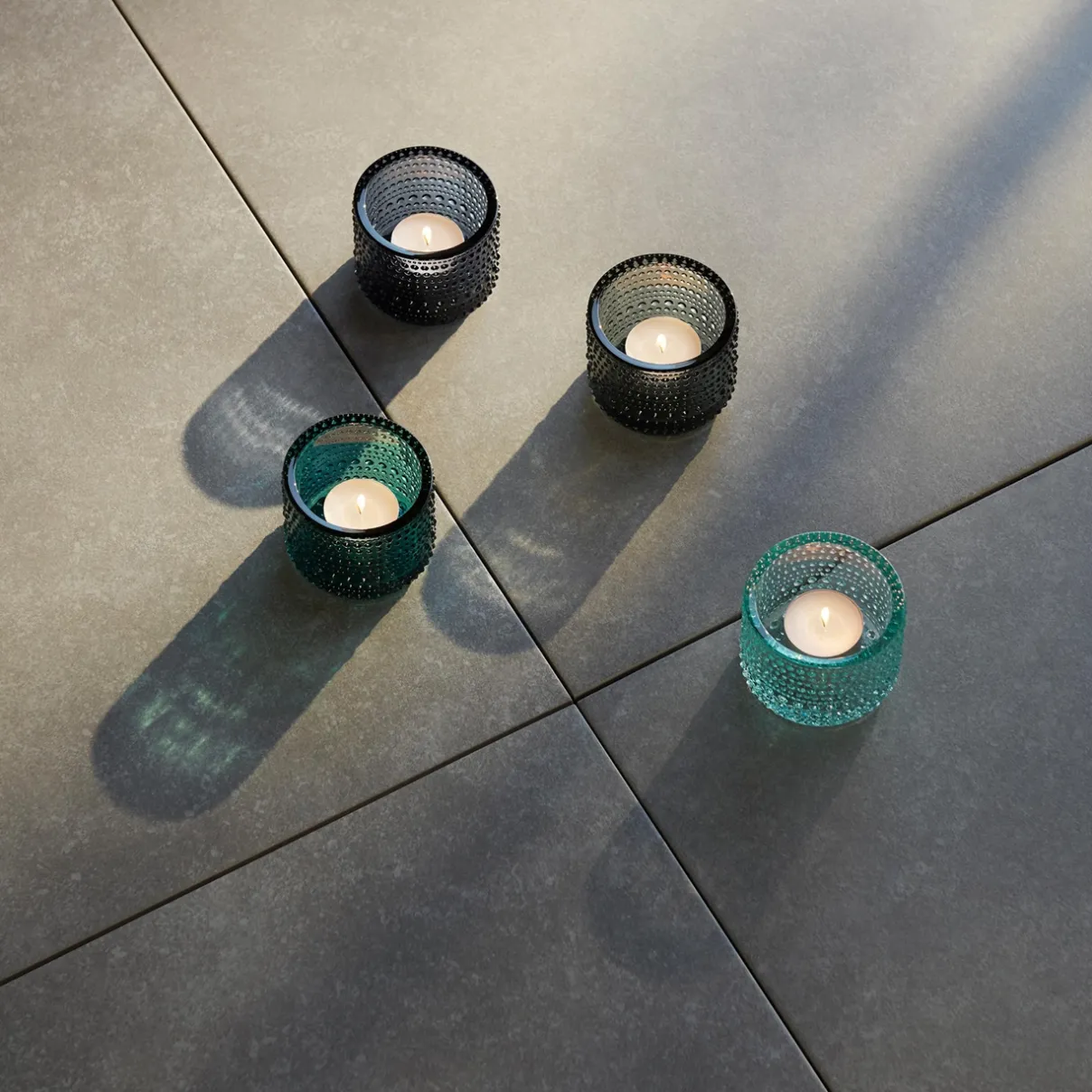 IITTALA Kynttilälyhdyt-Kynttilälyhty 64mm uudelleenhyödynnetty lasi Kierrätyslasi