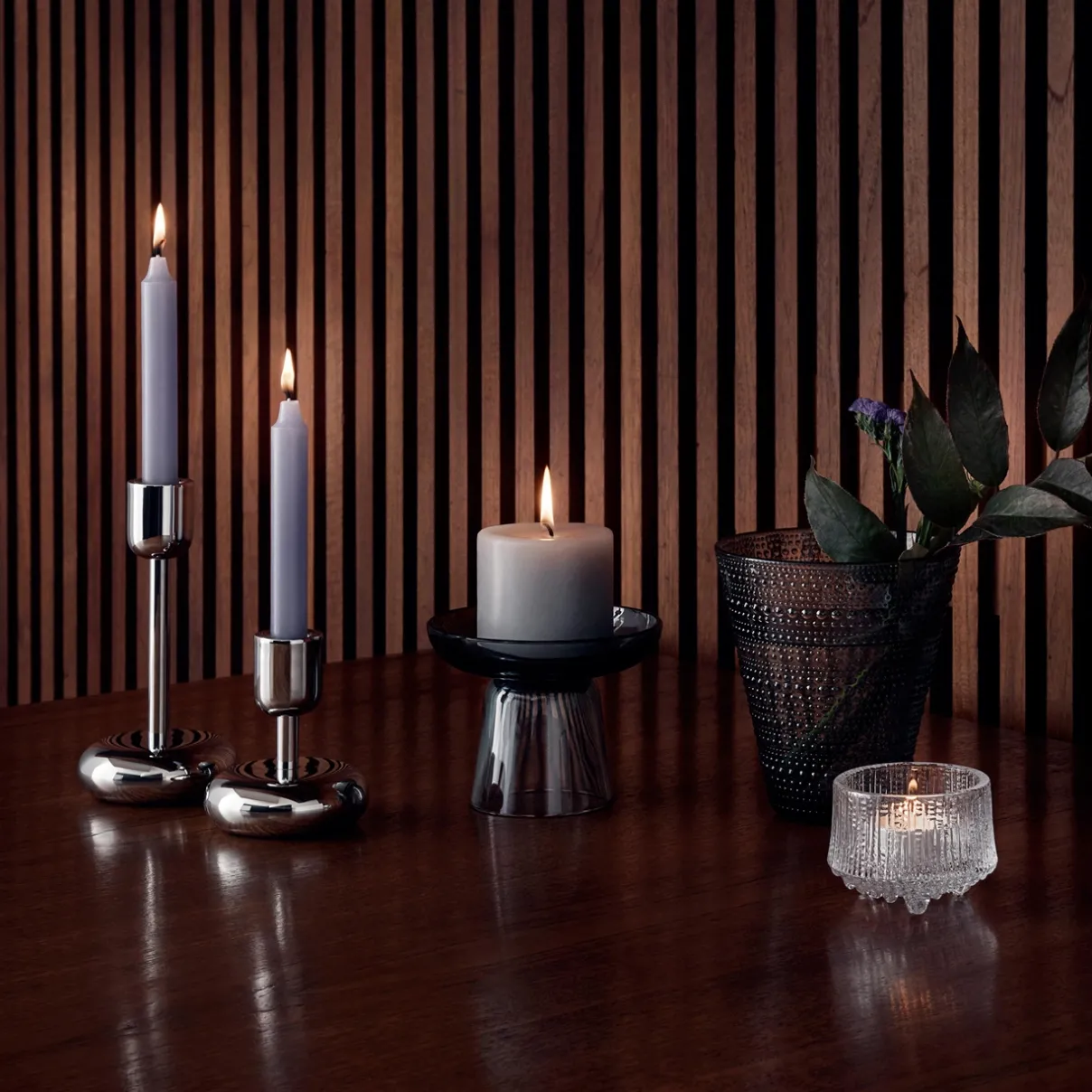 IITTALA Kynttilänjalat-Kynttilänjalka 183mm teräs