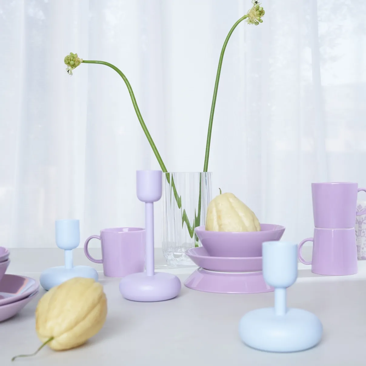 IITTALA Kynttilänjalat-Kynttilänjalka 183mm Vaalea lila