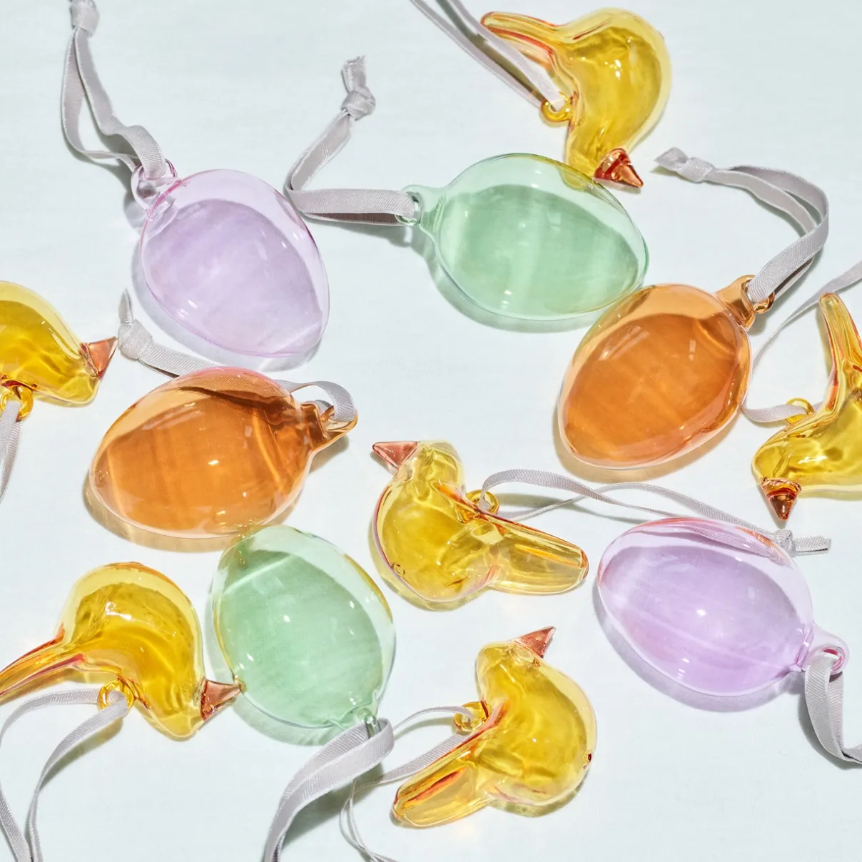IITTALA Lasikoristeet-Lasimunat 60mm 3-set mix kevät