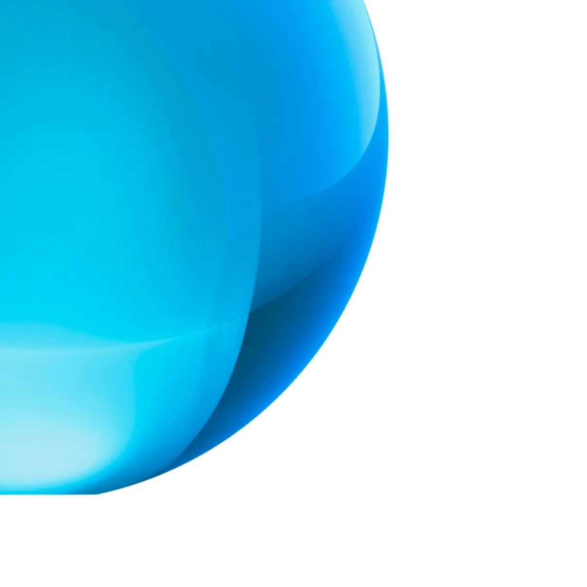 IITTALA Lasikoristeet|Piensisustus-Lasipallo 5cm sähkön Sininen