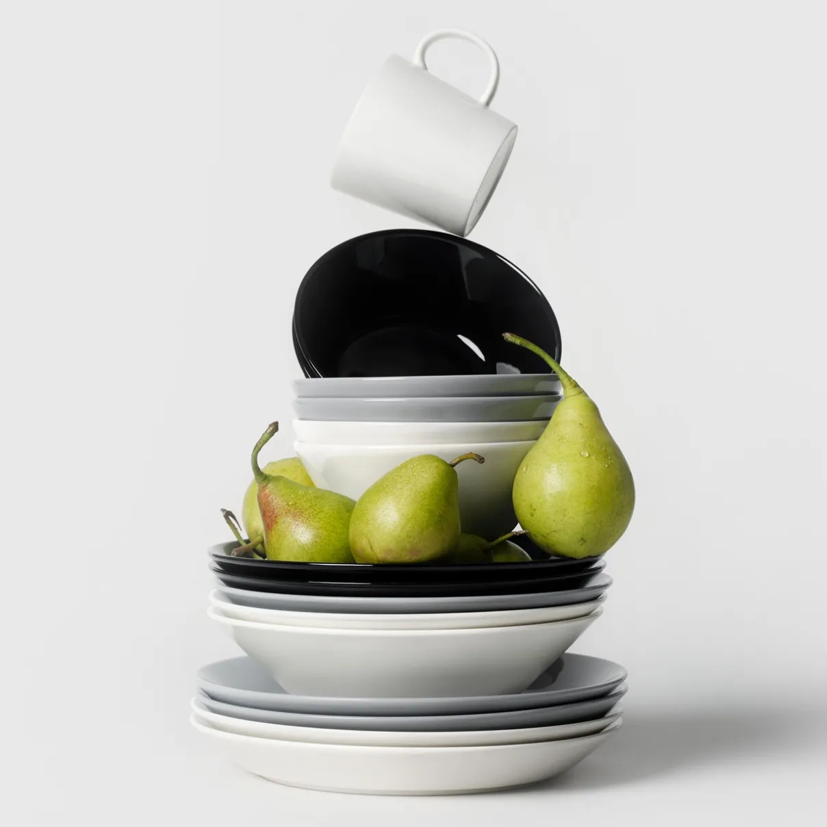 IITTALA Lautaset-Lautanen 23cm Helmenharmaa