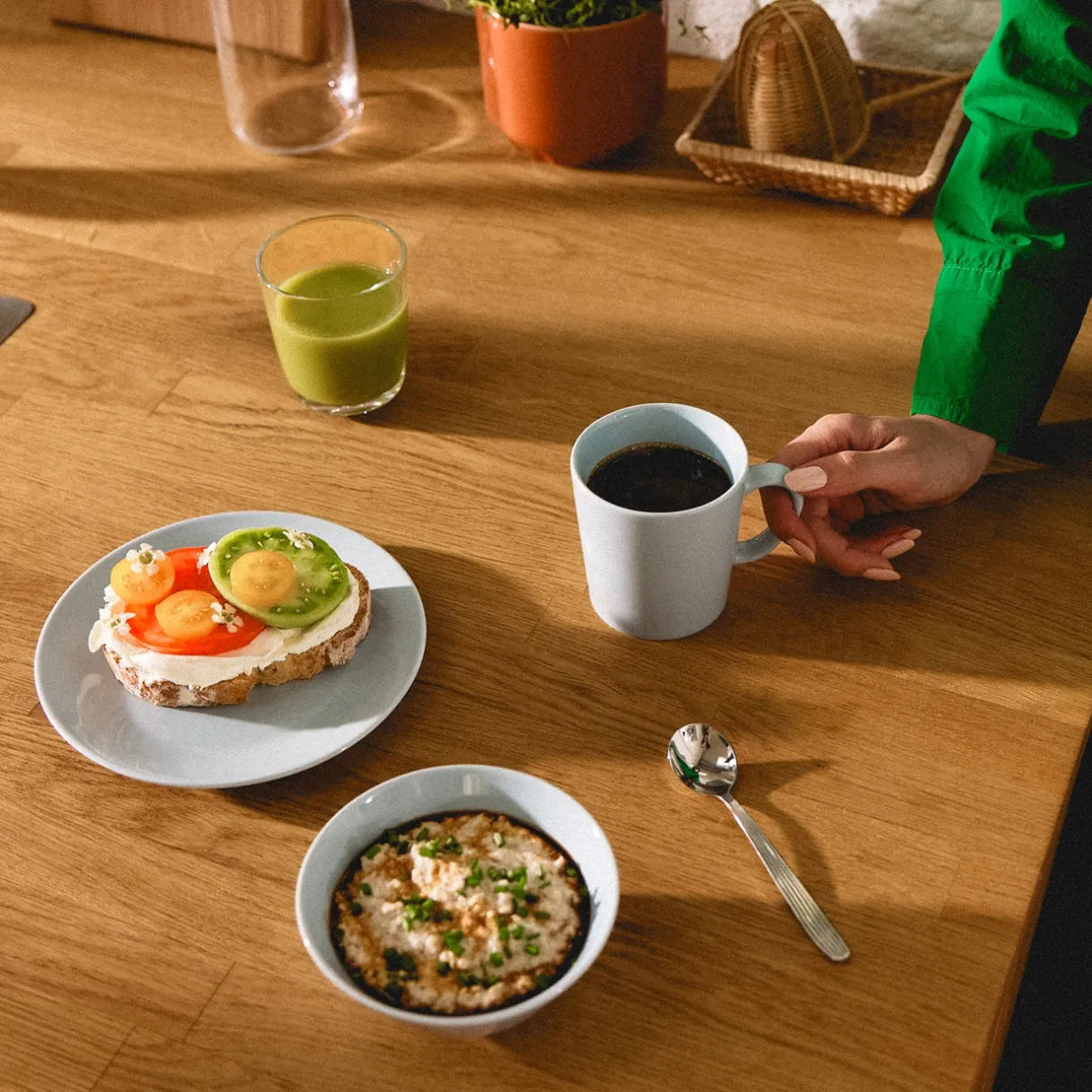 IITTALA Lautaset-Lautanen 19cm talvensininen |Vihreä