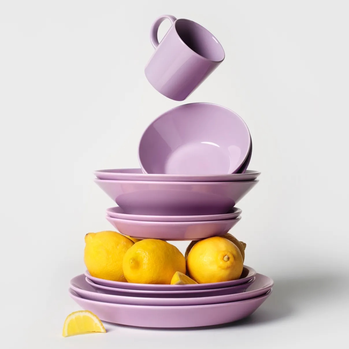 IITTALA Lautaset-Lautanen 21cm vaalea lila Vaalean lila