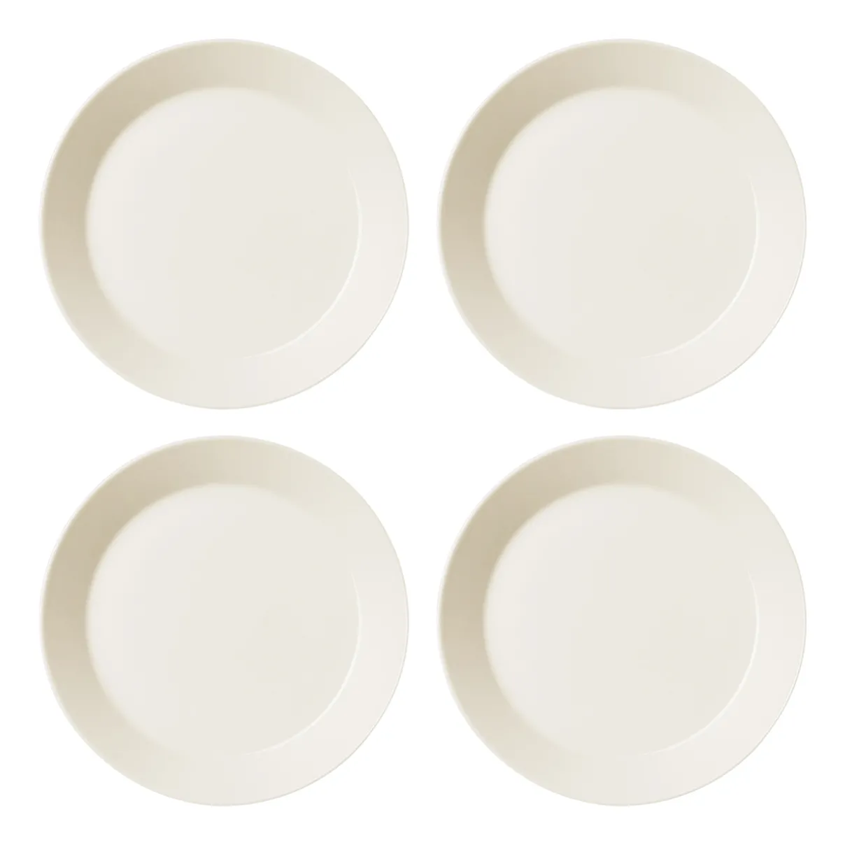 IITTALA Lautaset-Lautanen 21cm 4kpl Valkoinen