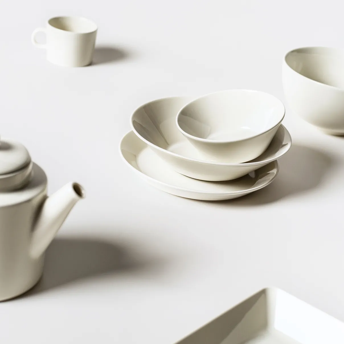 IITTALA Lautaset-Lautanen 21cm 4kpl Valkoinen