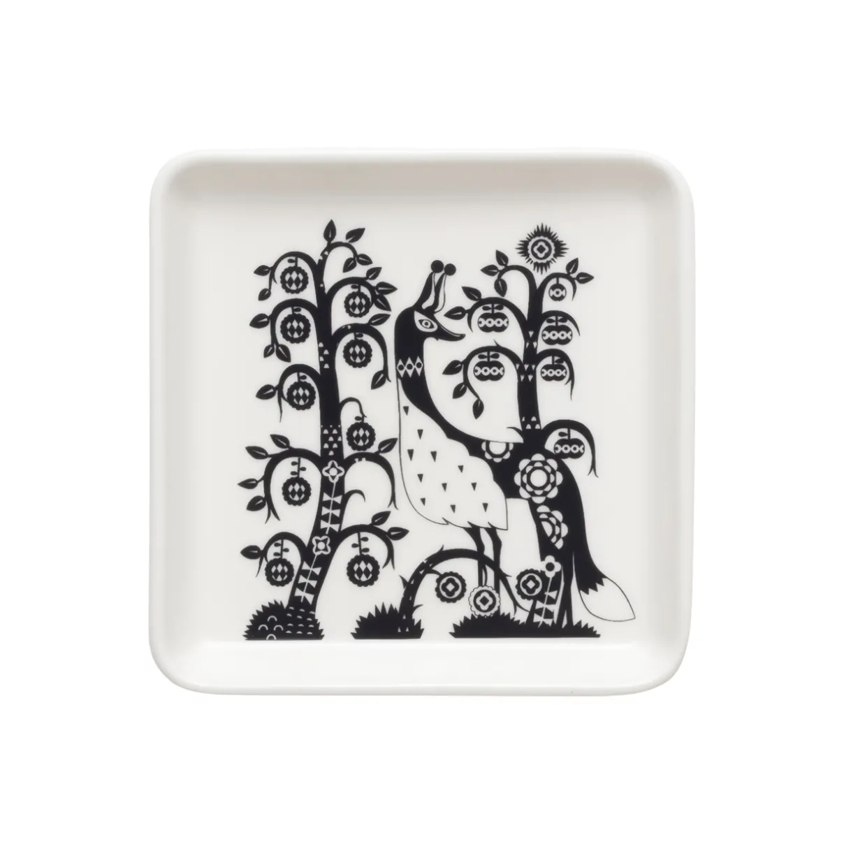 IITTALA Lautaset-Lautanen neliö 12x12cm Musta