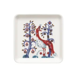 IITTALA Lautaset-Lautanen neliö 12x12cm valkoinen Monivärinen