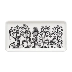 IITTALA Lautaset-Lautanen suorakaide 12x24cm Musta