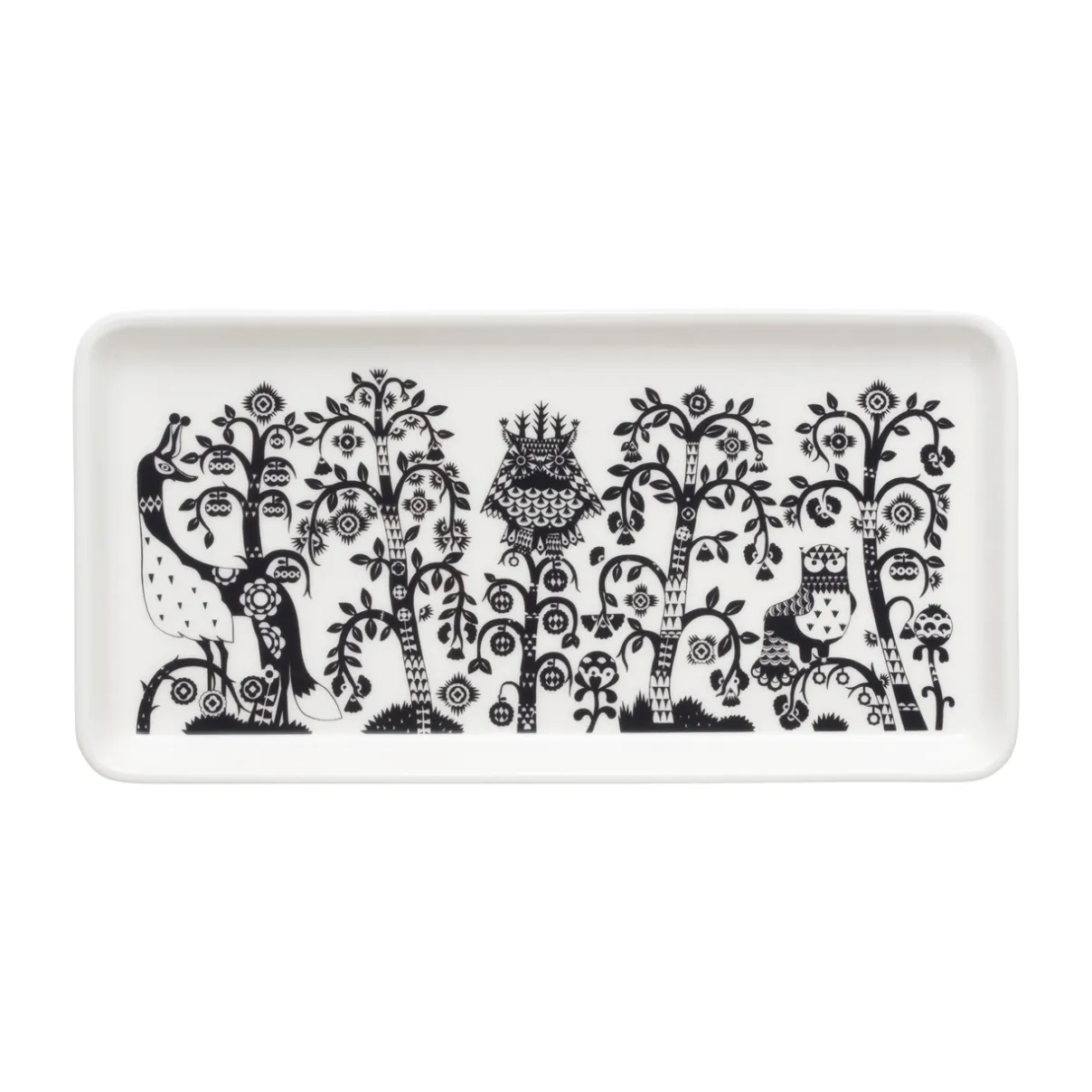 IITTALA Lautaset-Lautanen suorakaide 12x24cm Musta
