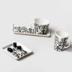 IITTALA Lautaset-Lautanen suorakaide 12x24cm Musta