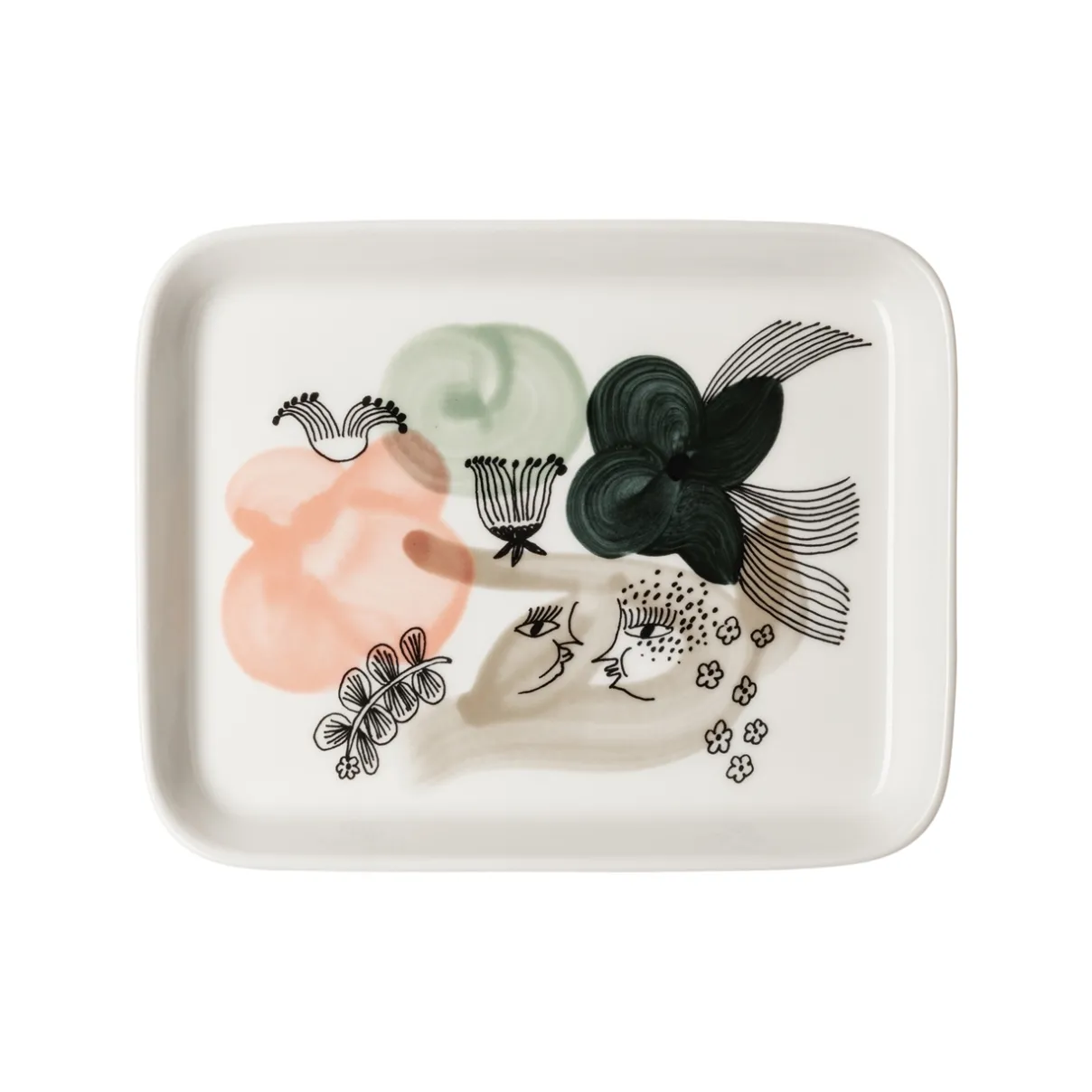 IITTALA Lautaset-Lautanen 15x19cm vihreä
