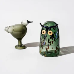 IITTALA Birds By Toikka|Taide-Esineet-Leppäinen 190x165mm sammaleenvihreä Sammaleenvihreä