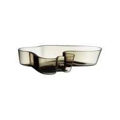 IITTALA Alvar Aalto -Kokoelma|Sisustuskulhot Ja -Tarjottimet-Malja 262x50mm Savunharmaa