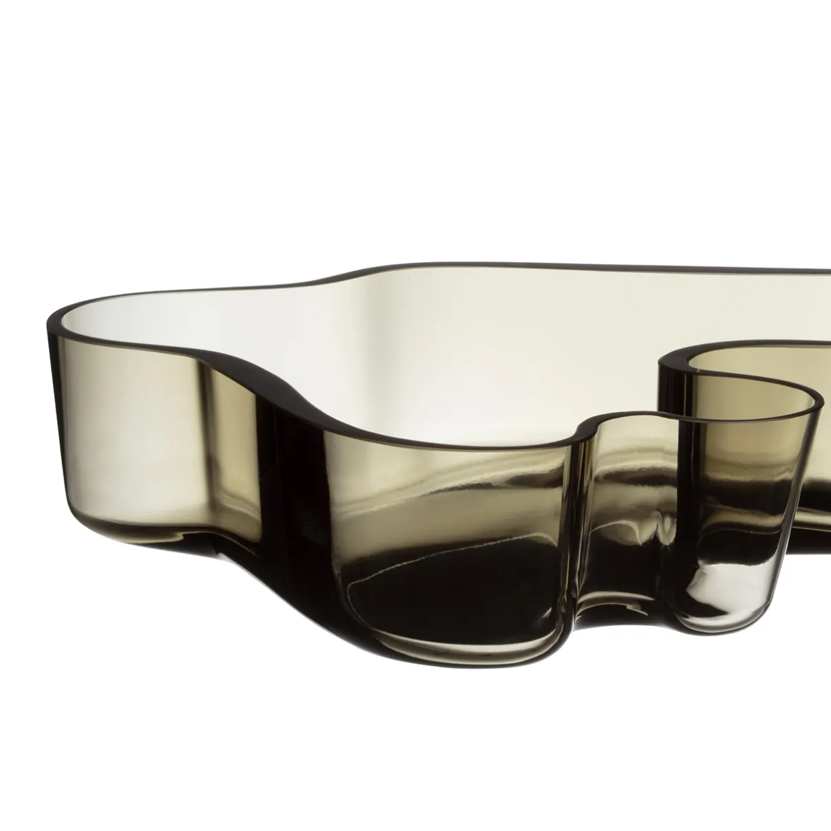 IITTALA Alvar Aalto -Kokoelma|Sisustuskulhot Ja -Tarjottimet-Malja 262x50mm Savunharmaa
