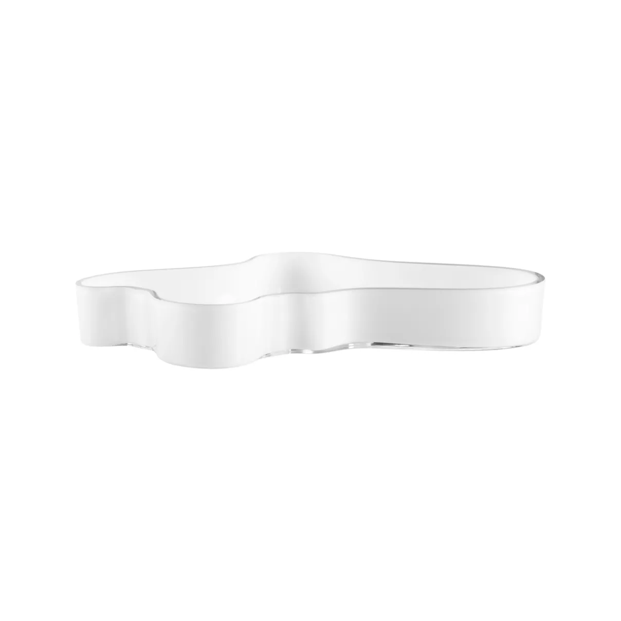IITTALA Alvar Aalto -Kokoelma|Sisustuskulhot Ja -Tarjottimet-Malja 380x50mm Valkoinen