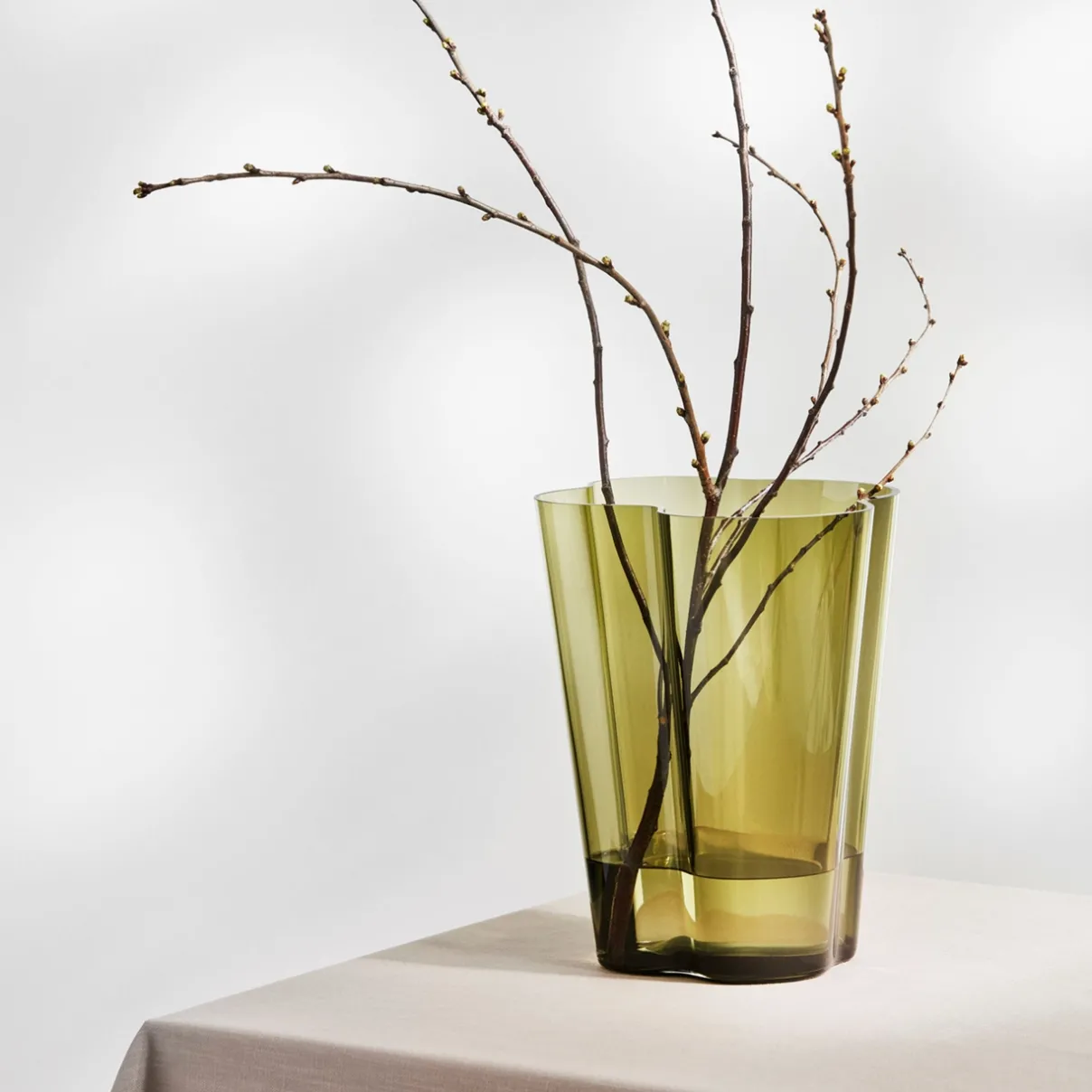 IITTALA Alvar Aalto -Kokoelma|Maljakot-Maljakko 270mm sammaleenvihreä Sammaleenvihreä