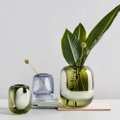 IITTALA Taide-Esineet-Maljakko 200mm sammaleenvihreä/opaali