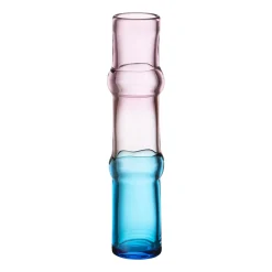 IITTALA Taide-Esineet-Maljakko 90x450mm vaalea pinkki-kirkas-taivaansininen