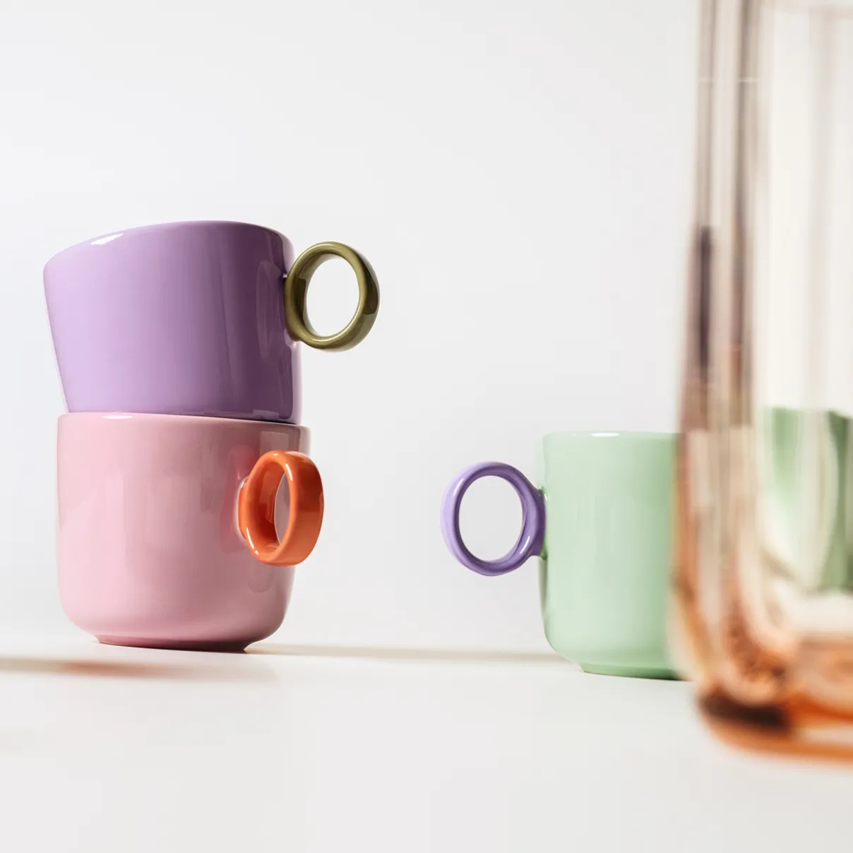 IITTALA Mukit Ja Kupit-Muki 0,35l Minttu-lila