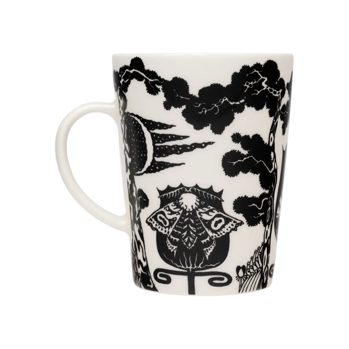 IITTALA Mukit Ja Kupit-Muki 0,4L Uni musta ja valkoinen, lahjapakkaus