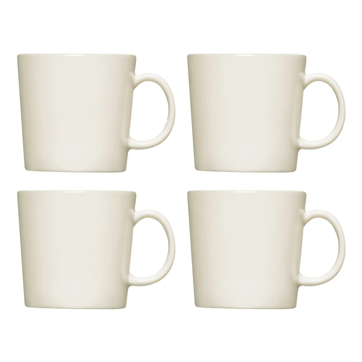 IITTALA Mukit Ja Kupit-Muki 0,3L 4kpl Valkoinen