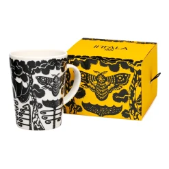 IITTALA Mukit Ja Kupit-Muki 0,4L Yö musta ja valkoinen, lahjapakkaus