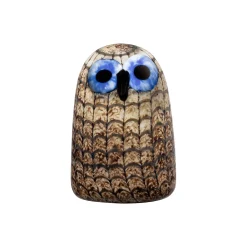 IITTALA Birds By Toikka|Taide-Esineet-Pikku pöllö 75x105mm ruskea
