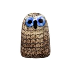 IITTALA Birds By Toikka|Taide-Esineet-Pikku pöllö 75x105mm ruskea