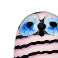 IITTALA Birds By Toikka|Taide-Esineet-Pikkupöllö 75x105mm Lohenpunainen