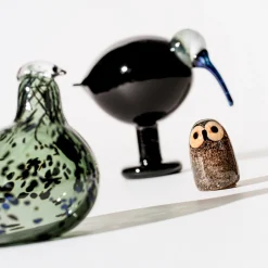 IITTALA Birds By Toikka|Taide-Esineet-Riihipöllön poikanen 45x65mm ruskea